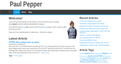 Desktop Screenshot of paulpepper.com